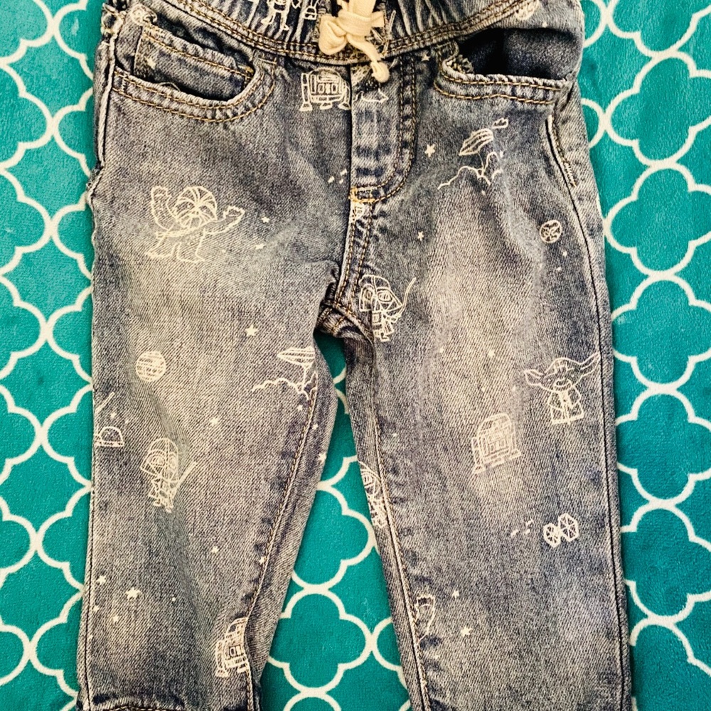Baby Gap Star Wars jeans 6-12m EUC